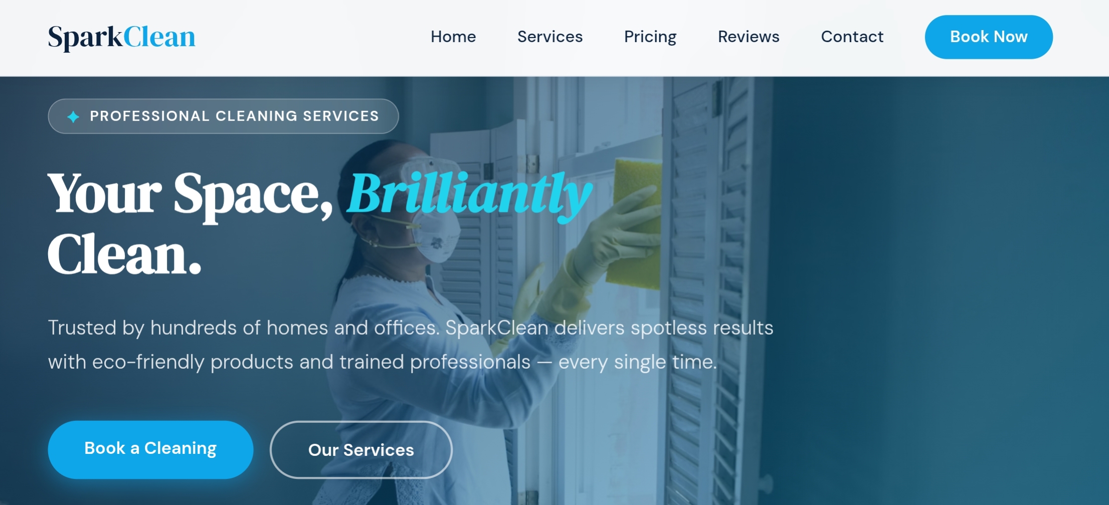 Website design sample